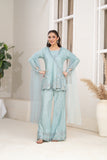 NF-6734 Ferozi Rawsilk Chamki