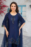 NF-6831 Blue Silk Stitched 2Pc