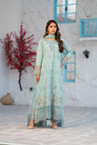 NF-6471 Ferozi Cotton Stitched 2PC