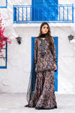 NF-6646 Black Printed Stitched 2pc