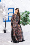 NF-6646 Black Printed Stitched 2pc