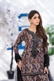 NF-6646 Black Printed Stitched 2pc