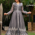 NF-6855 Grey Maisori Frock