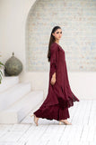 NF-6720 Maroon Silk Stitched 2PC