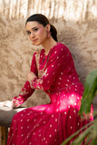 NF-6714 Shocking Pink Jaquard Stitched Frock