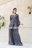 NF-6721 Dark Grey Silk Stitched 2pc