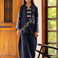 NF-6755 - Blue RawSilk Stitched 2PC