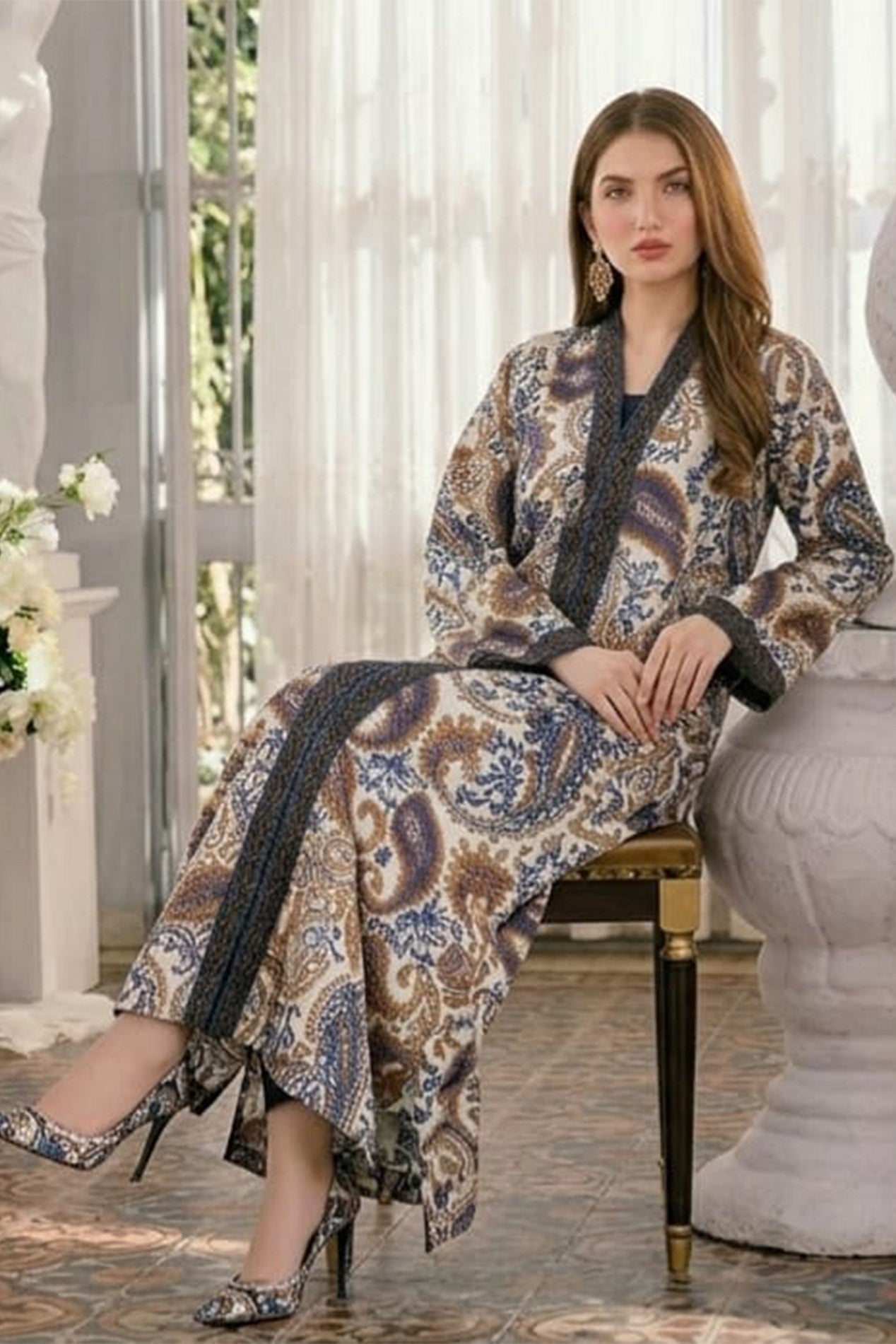 NF-6814 Multi Printed Coat Inner