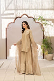 NF-6713 Beige Silk Stitched 2Pc Suit