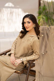 NF-6713 Beige Silk Stitched 2Pc Suit