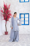NF-6822 Silver grey Rawsilk Sitiched 2pc