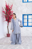 NF-6822 Silver grey Rawsilk Sitiched 2pc
