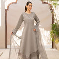 NF-6457 Grey Silk Stitched 2Pc