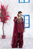 NF-6570 Maroon Farshi Shalwar 2Pc Suit