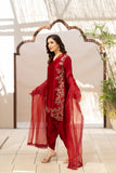 NF-6709 Maroon Silk Stitched 2Pc