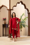 NF-6709 Maroon Silk Stitched 2Pc