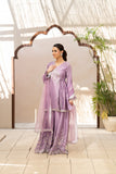 NF-6812 Lailac Silk 2pc Stitched Dress