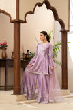 NF-6812 Lailac Silk 2pc Stitched Dress
