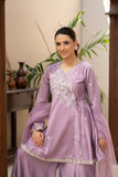 NF-6812 Lailac Silk 2pc Stitched Dress