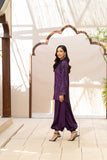 NF-6805 Purple Silk 2PC Stitched