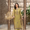 NF-6456 Dhani Cotton Maisori 3pc Stitched Dress