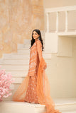 NF-6712 Peach Dull Silk Stitched 2PC