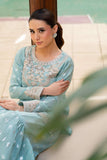 NF-6806 Ferozi Jacquard Shirt & Gharara 2Pc
