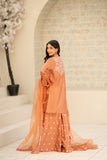 NF-6712 Peach Dull Silk Stitched 2PC