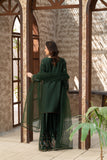 NF-6565 Botle Green Silk 2pc Stitched Dress