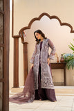 NF-6633 Purple Shimmer Organza 3Pc Stitched