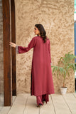 NF-6566 Magenta Dull Silk 2Pc Stitched