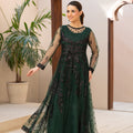 NF-6564 Green net Stitched Shirt