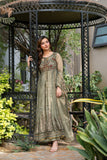 NF-5968 Dark Pista Stitched Frock