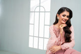 NF-6324 Peach Cotton Stitched 2pc Suit