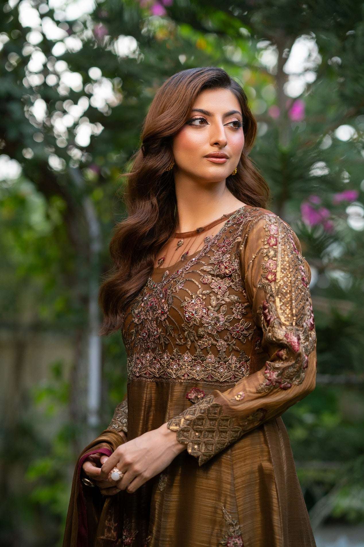 NF-6280 Antique Masori Stitched Frock