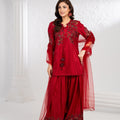 NF-6486 Maroon Silk Stitched 2PC