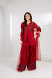 NF-6486 Maroon Silk Stitched 2PC