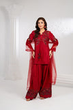 NF-6486 Maroon Silk Stitched 2PC