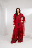 NF-6486 Maroon Silk Stitched 2PC