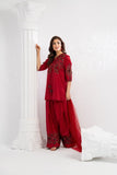 NF-6486 Maroon Silk Stitched 2PC