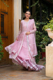 NF-5968 Baby Pink Mesori Stitched Frock