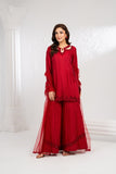 NF-6741 Maroon RawSilk Stitched 2PC Dress