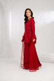 NF-6741 Maroon RawSilk Stitched 2PC Dress