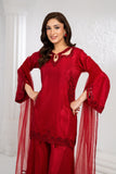 NF-6741 Maroon RawSilk Stitched 2PC Dress