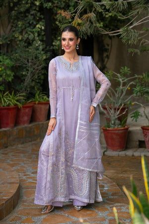 NF-6528 Lilac Mesori Stitched Shirt