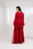 NF-6741 Maroon RawSilk Stitched 2PC Dress