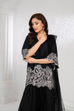 NF-6744 Black White Cotton Stitched 2PC Suit