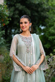 NF-6348 Light Pista Stitched Frock