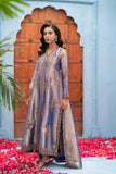 NF-6359 Blue Lamba Tissue Stitched Shirt