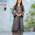 NF-6473 Grey Silk Stitched 2PC